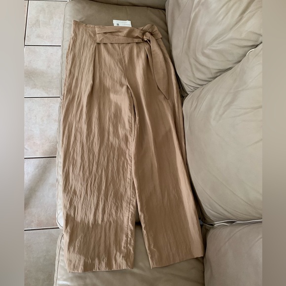 VINCE Tie-Front Wide-Leg Pant - Picture 8 of 17